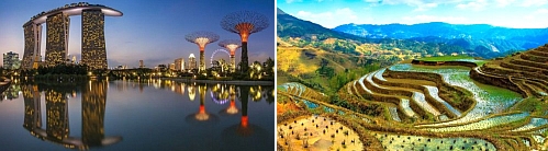 Singapore and the Philippines