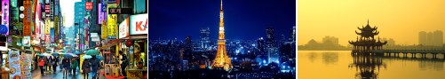 South Korea, Japan, and Taiwan